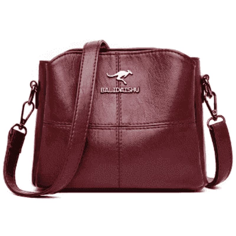 Bolsa 005 - Bolsa Feminina Grande de Ombro para o seu Dia a Dia  TecleOfertas Vermelha 
