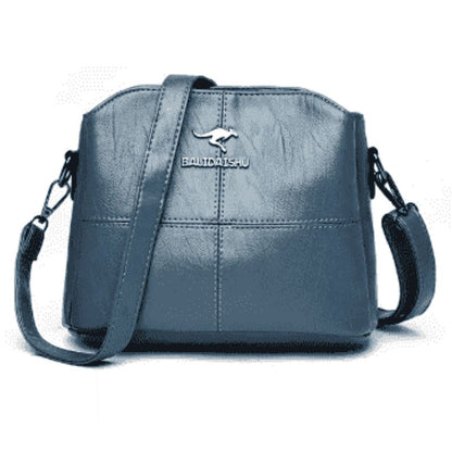 Bolsa 005 - Bolsa Feminina Grande de Ombro para o seu Dia a Dia Luna - TecleOfertas Azul