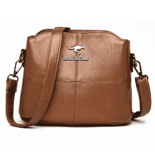Bolsa 005 - Bolsa Feminina Grande de Ombro para o seu Dia a Dia LunaTecleOfertas Marrom 