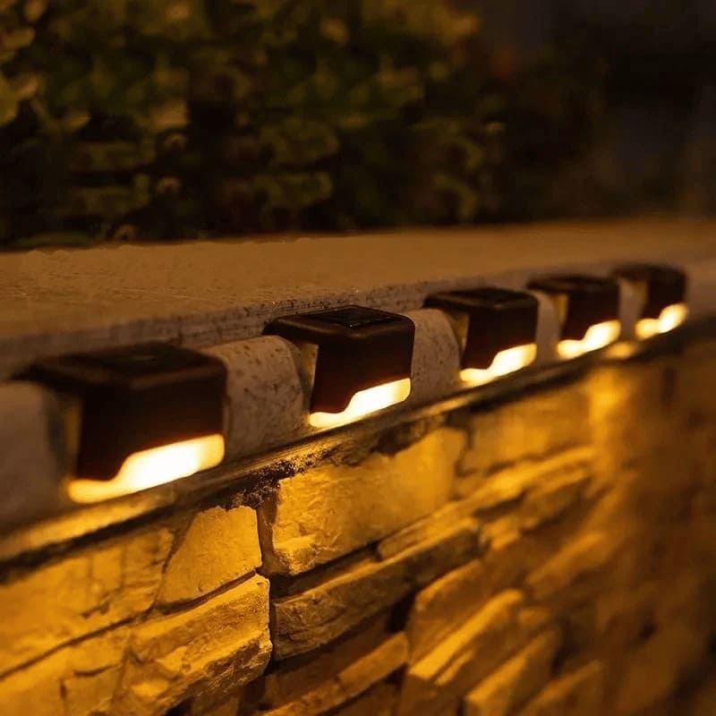 lâmpada led solar para área externa