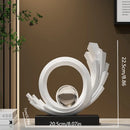 Escultura Abstrata Resina Superior Sala e Escritório