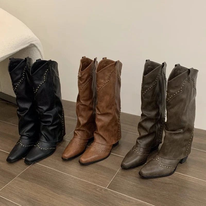 bota feminina estilo western