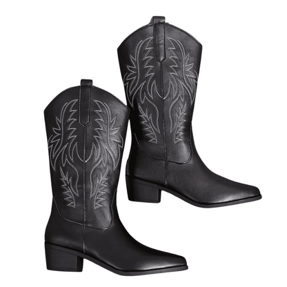 bota texana preta