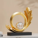 escultura abstrata resina superior