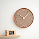 relogio de parede silencioso madeira